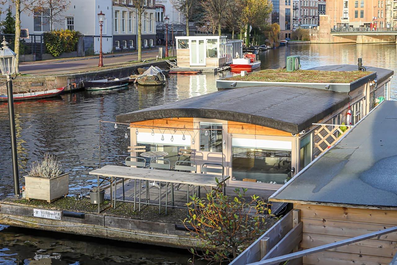 Houseboat Next To Amstel Bed and Breakfast Amsterdam Exteriör bild